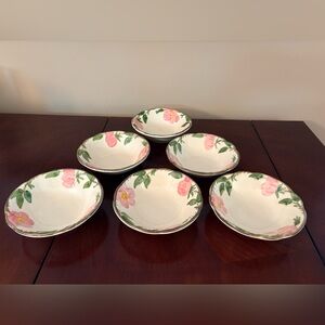 Franciscan Desert Rose Cereal Bowls Set (6)